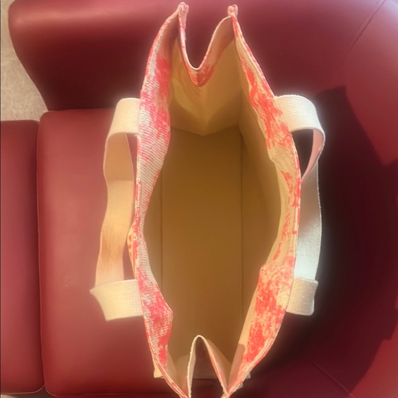 Dior Red and Cream Dioriviera Tote - Picture 4 of 4